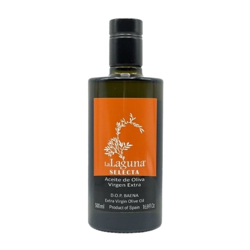 Aceite de oliva virgen extra La Laguna Selecta 500 ml en botella AOVE D.O.P. Baena