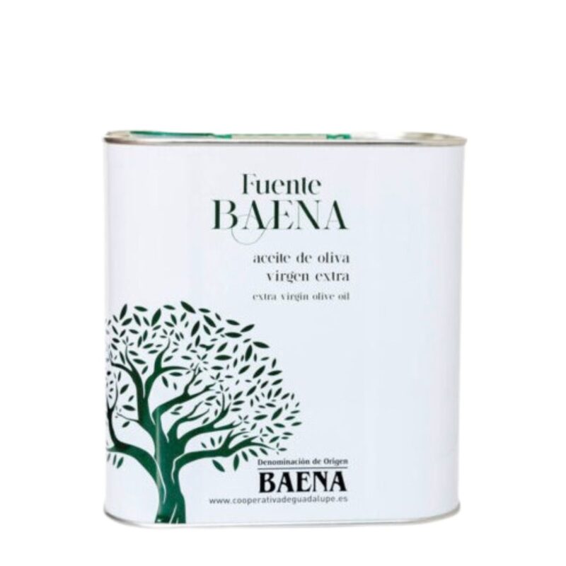 Aceite de oliva virgen extra Fuente Baena 2,5 litros lata D.O.P. Baena