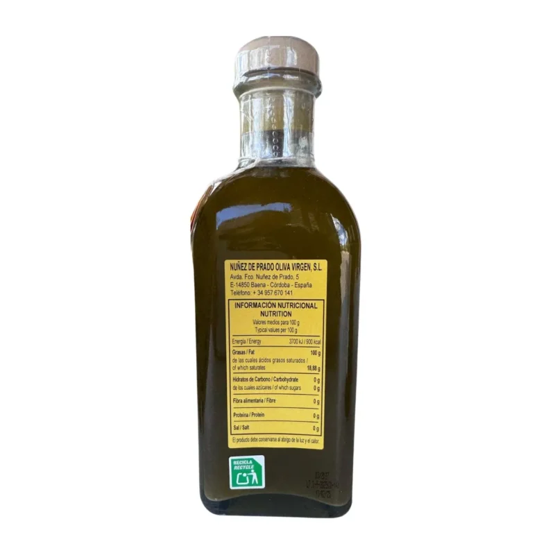 Núñez de Prado 500ml cristal – información del producto y conservación