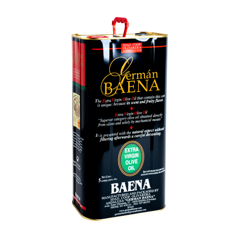 lateral Germán Baena 5L sin filtrar lata