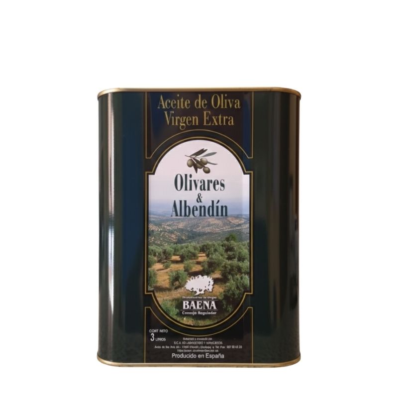 Olivares-Albendín 3L aceite de oliva virgen extra DOP Baena en lata