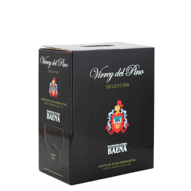 Aceite de oliva virgen extra Virrey del Pino 3 litros en Bag in Box Baena