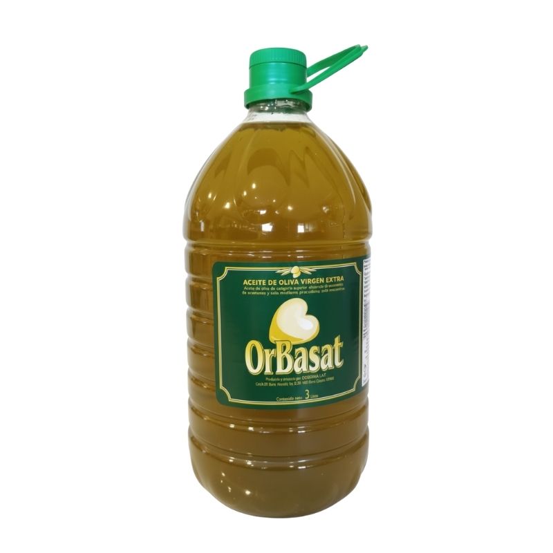 OrBasat 3L aceite de oliva virgen extra en garrafa PET
